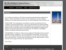 Tablet Screenshot of bhgriner.com